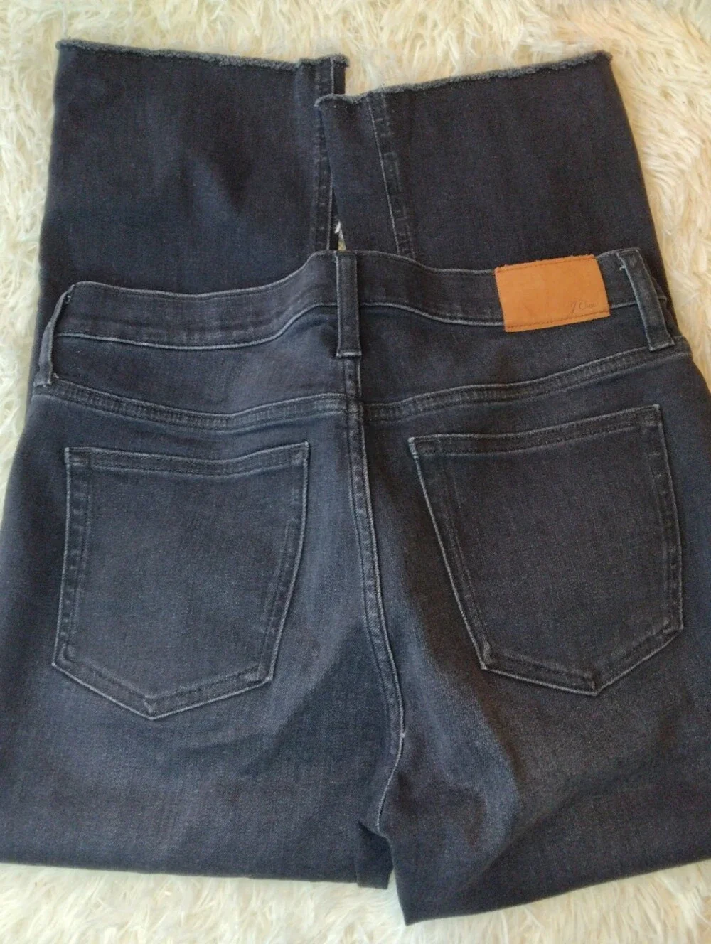 New J. Crew Demi Boot Crop Raw Hem Jeans Size 29P